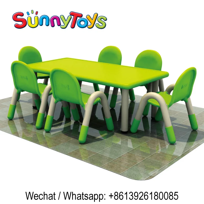 Nursery School Furniture Kids Study Table and Chair Set