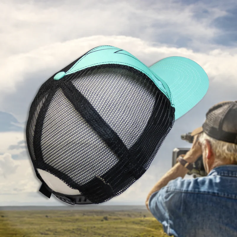 Wholesale Custom New Vintage Mesh Baseball Hat Sports Caps Fitted Hats Washed Denim Distressed Dad Cap Trucker Ponytail Hat