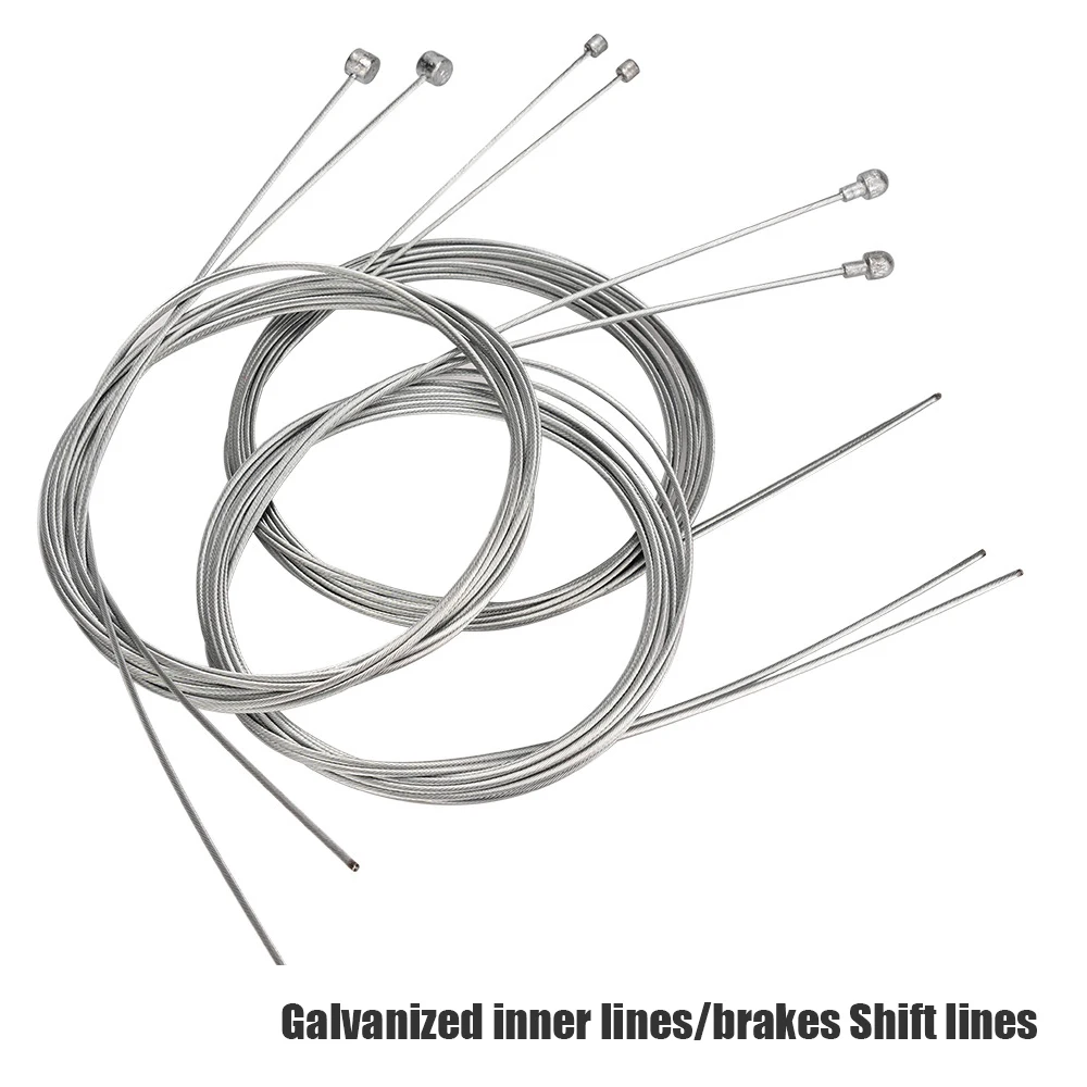 2100mm 1.2mm Galvanized Brake Cable Universal bicycle shifting wire core Steel Inner line