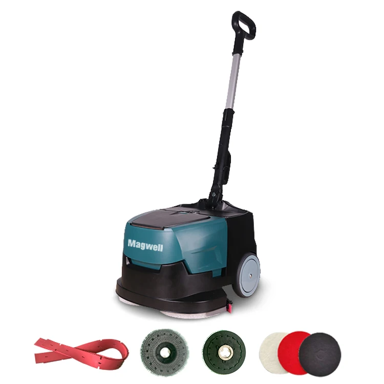 M430B Popular Folding Floor Cleaning Machine Domestic Floor Scrubber Small Hand Push Floor Scrubber
