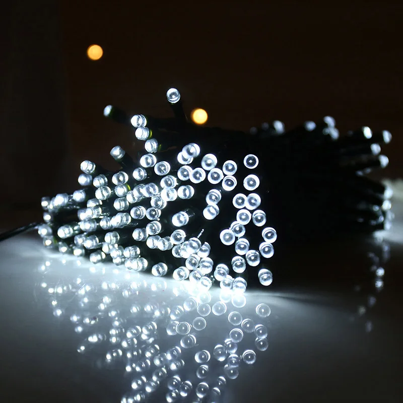 Led Solar Fairy Lights Garden Decorations String Light Luces Street Outdoor Garland Houses Christmas Waterproof 1000 50 1-year