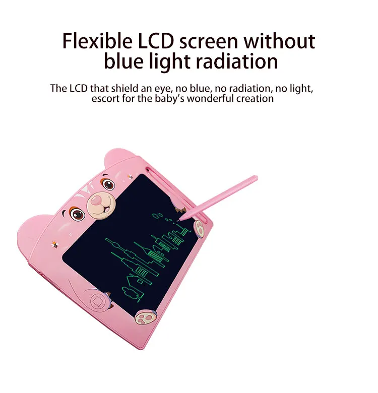Gift Colorful Cute Cartoon Type 8.5 Inch LCD Doodle Electronic Drawing Writing Board