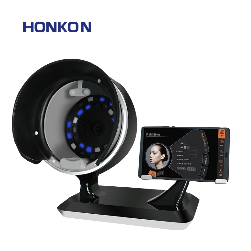 3D Magic Mirror Skin Analyzer Machine Facial Skin Test Device