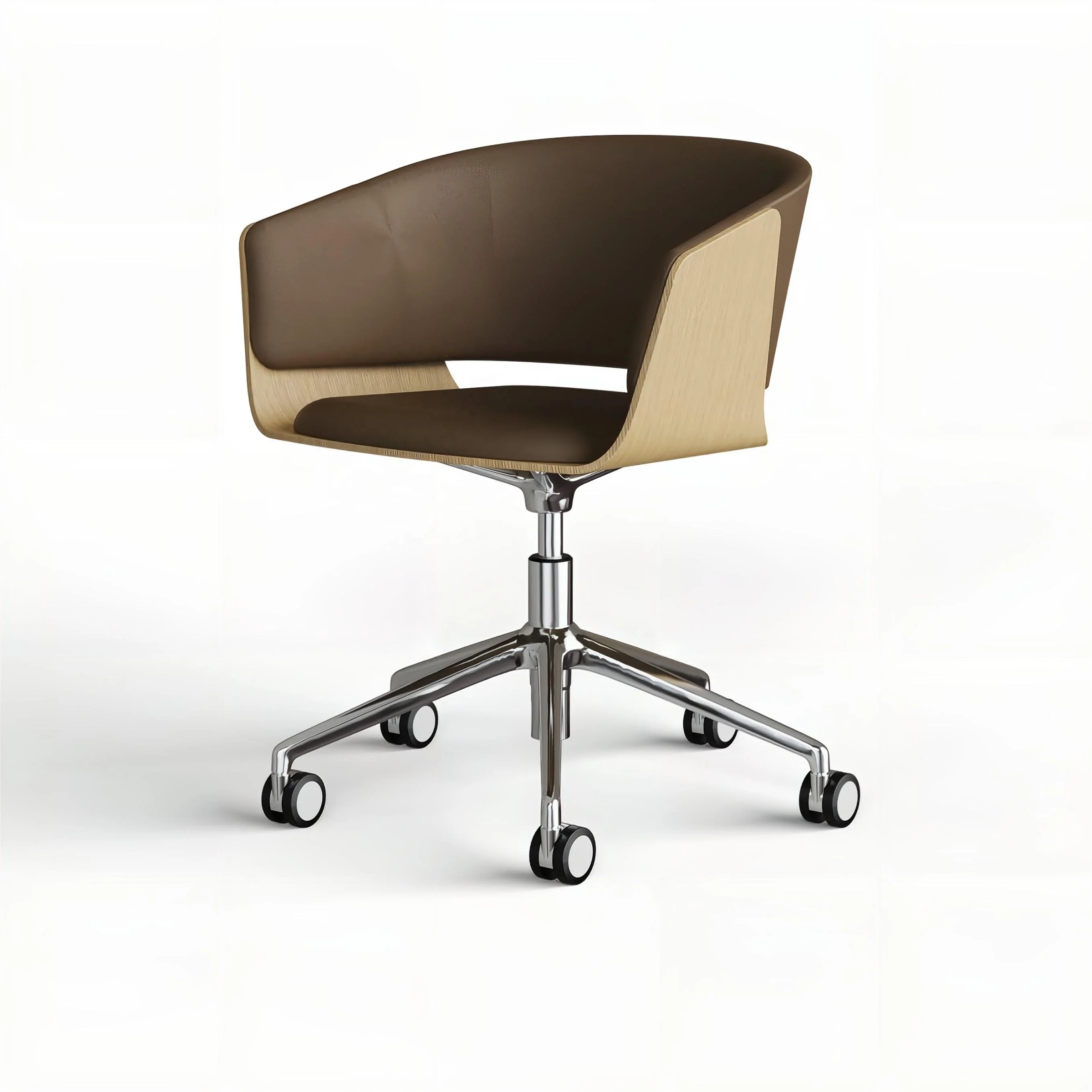 Nordic Style Designer Office Furniture Molded Foam Upholstery Conference Chairs