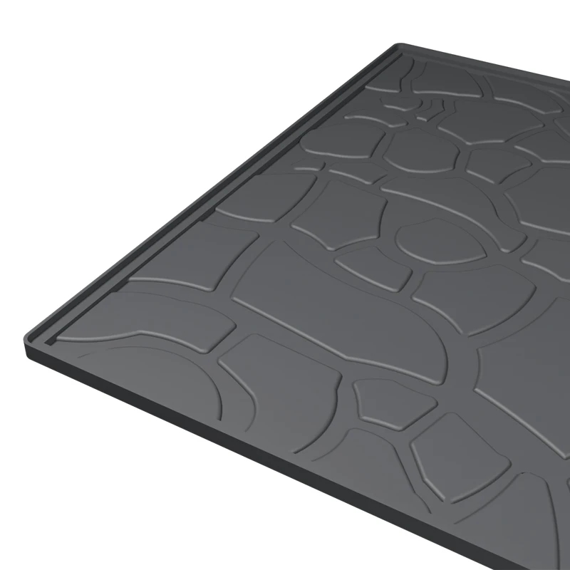 Новый дизайнерский силиконовый коврик Wellfine, коврик для шкафа против усталости, коврик для ванной комнаты с водонепроницаемым моющимся