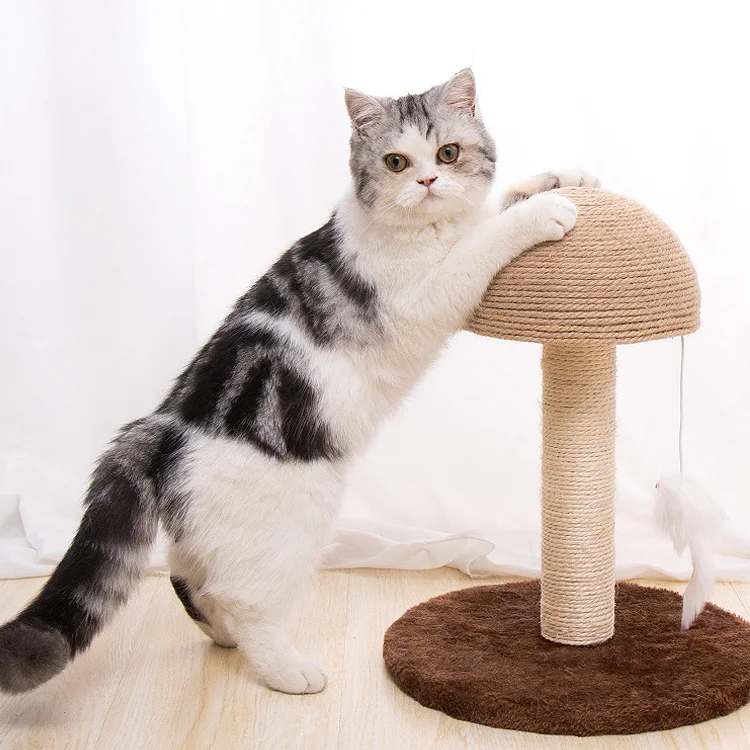 
Cat Toy Scratching Board Cat Climbing Frame Sword Rope Multi-function Pet Jumping Platform Small Cat Tree 