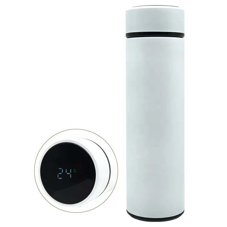 
Hot Sale Promotion Custom Stainless Steel Thermal Insulation Vacuum Flasks Smart Water Bottle With Led Temperature Display 