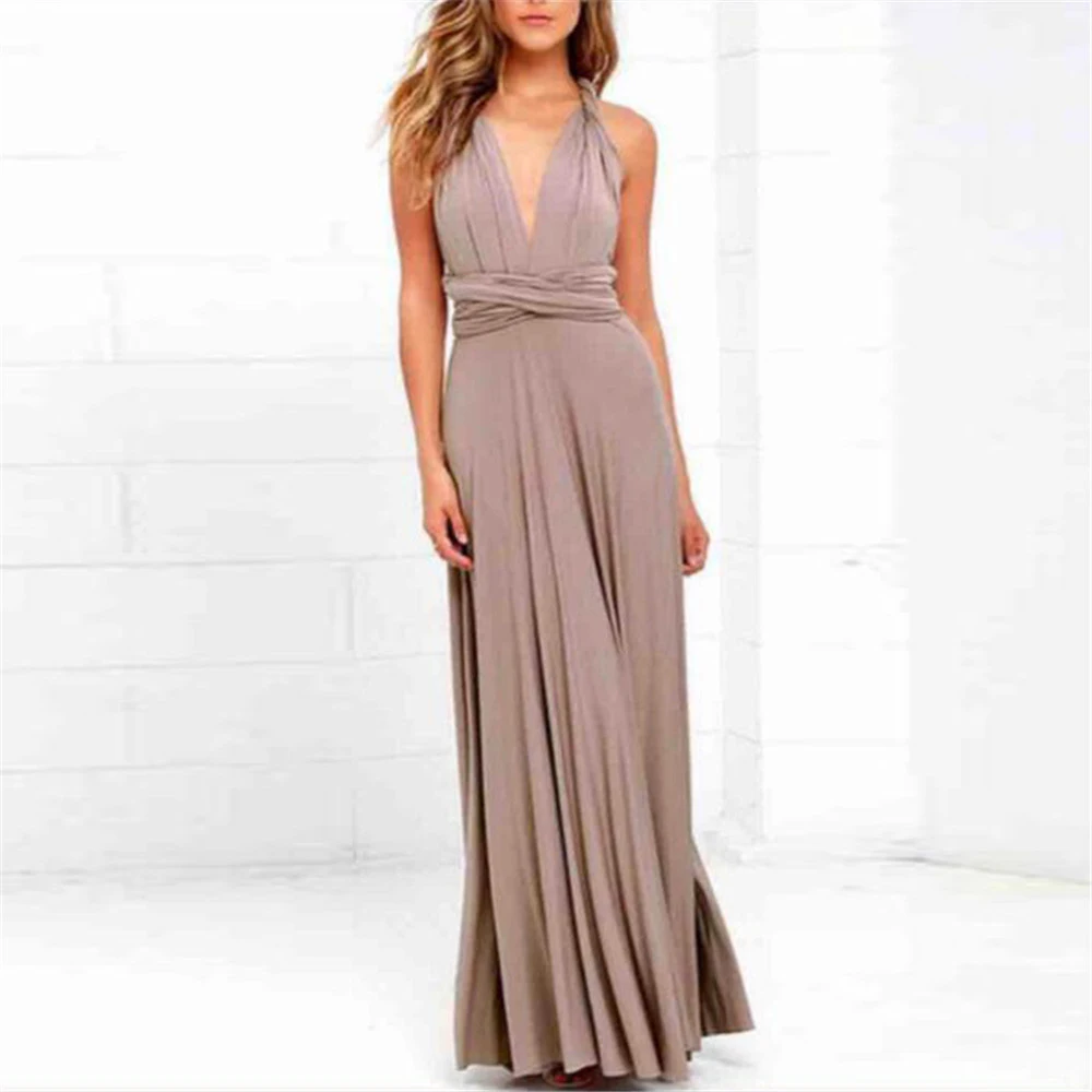 ZL1955 Hot sale of European and American sexy strap sleeveless solid color long dress with a big swing
