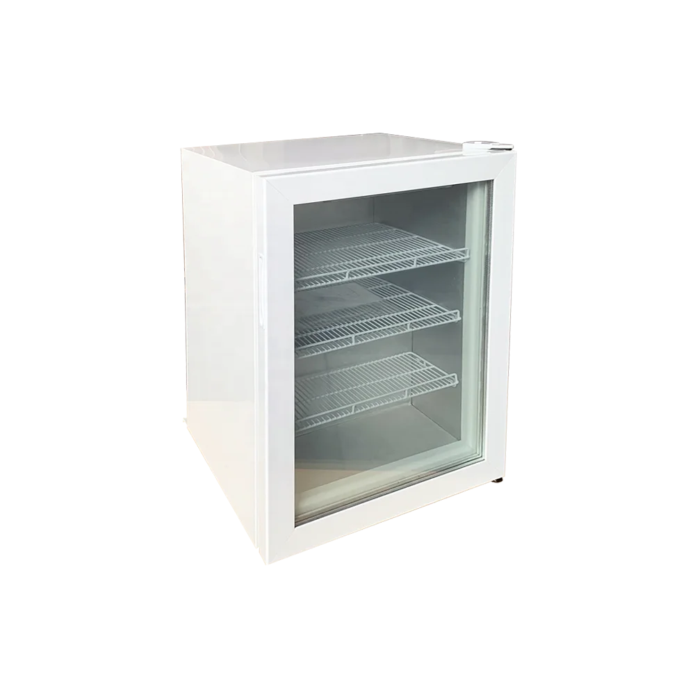 98L CE ETL Single Door Upright Glass Showcase Ice Cream Freezer SD-98