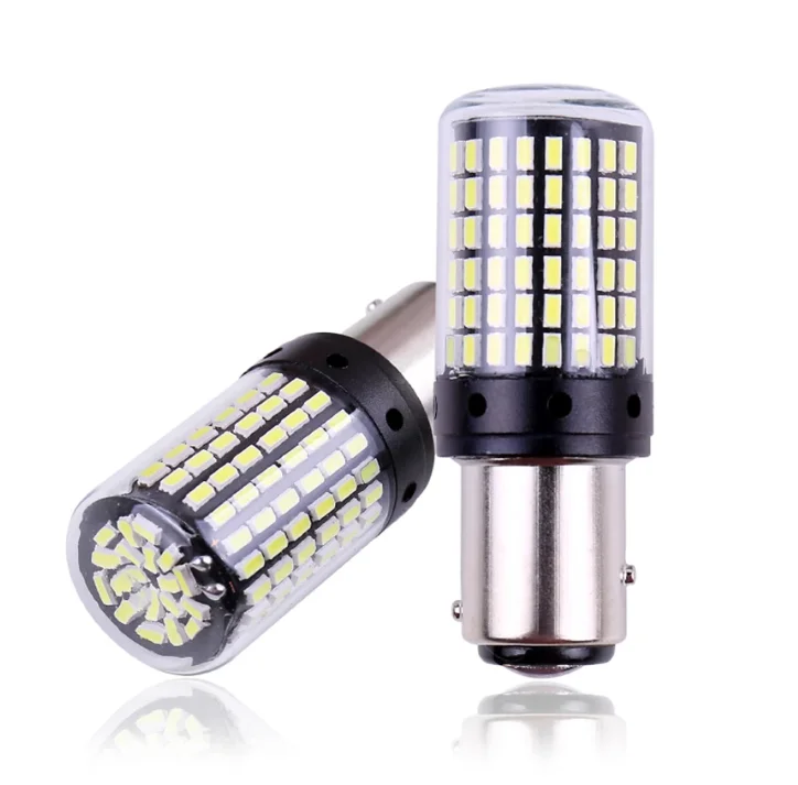 Супер яркая светодиодная сигнальная лампа 1156 1157 LED T20 S25 Светодиодная лампа 7440 7443 Светодиодная лампа Canbus стоп-сигнал H4 H6 светодиодная противотуманная Лампа Белый Янтарный 12 В