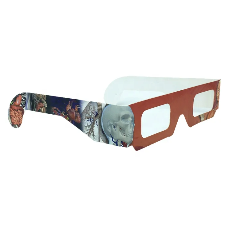 
Chromadepth Clear Lens 3d Paper Glasses 