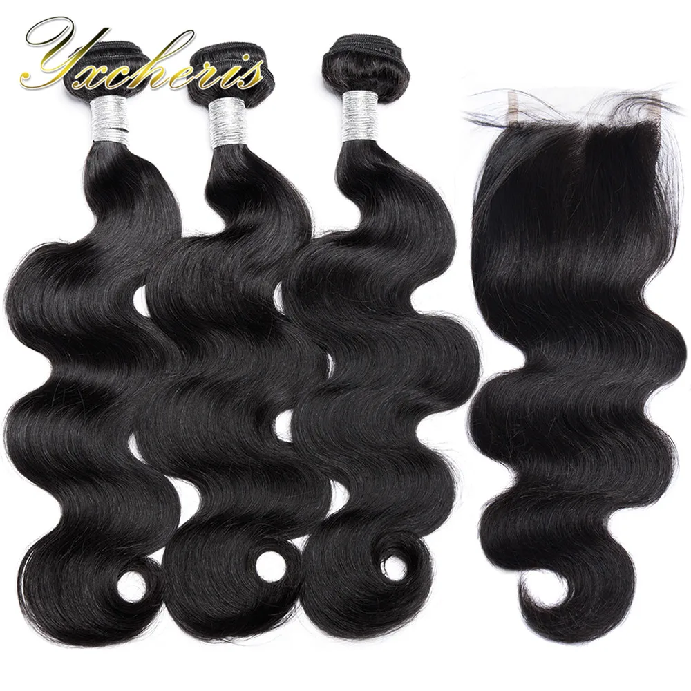 
2x6 Lace Closure Body Wave Human Hair Middle Part Top Quality brazilian Human Price Closure 