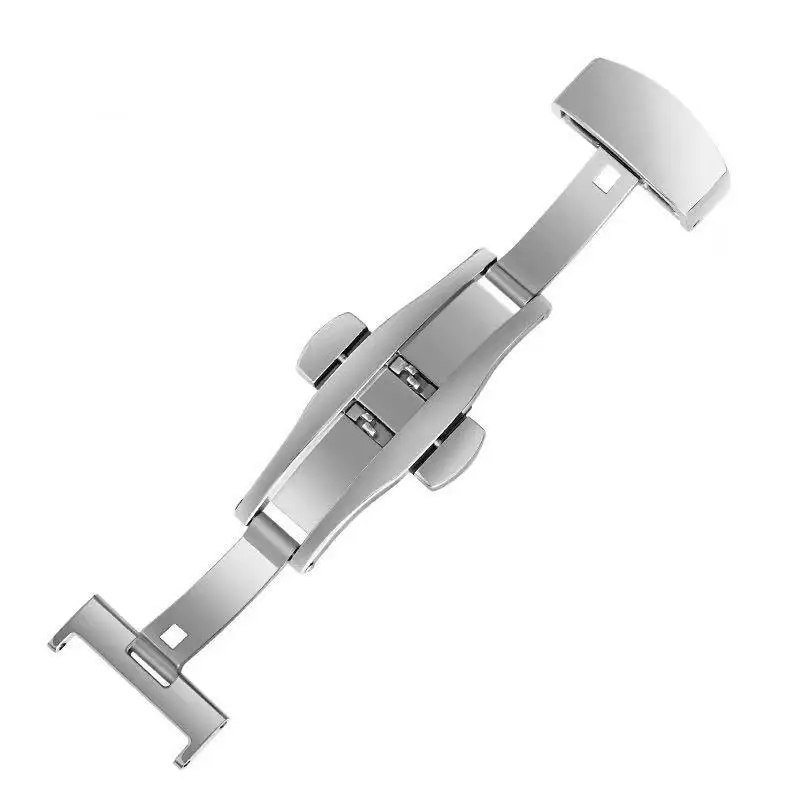 Foldable 316L Stainless Steel Butterfly Watch Strap Buckle Deployment Clasp Buckle for Patek Watch