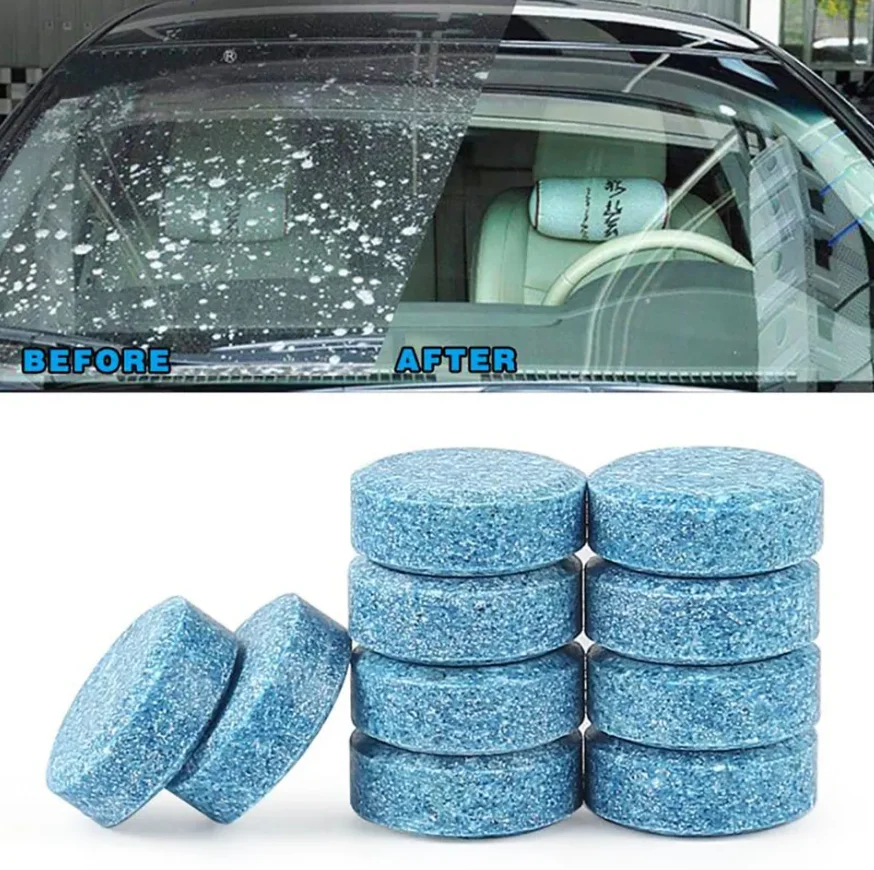 Car Windshield Wiper Glass Water Car Solid Cleaning Tablets Concentrated Effervescent Tablets
