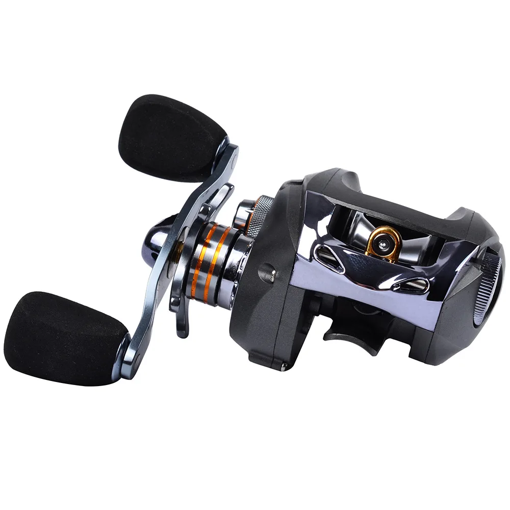 Horizon Waterproof Saltwater Fishing Reels 7+1BB Full Metal Carretilha Pesca Baitcasting Reels with Centrifugal Brake System