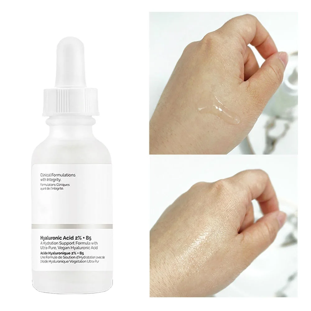 Hyaluronic Acid Solution 2% Private Label OEM Natural Vitamin B5 Spot Remover Anti Aging Moisturizing Serum Whitening Serum
