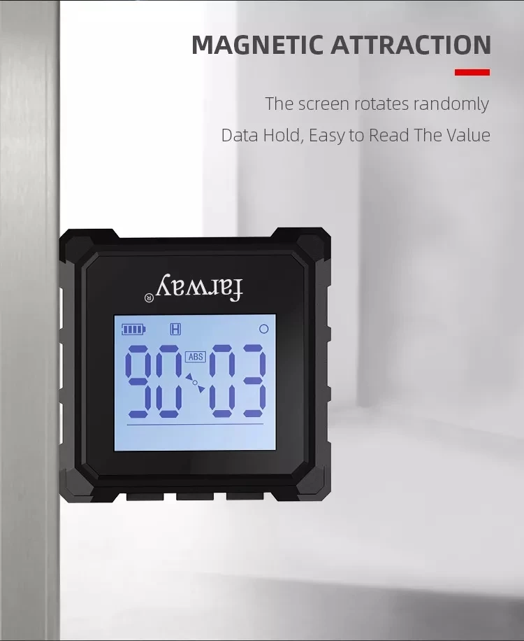 Wholesale Angle Finder Digital Protractor Meter dual laser Smart Level Box Electronic Universal Inclinometer cheap price