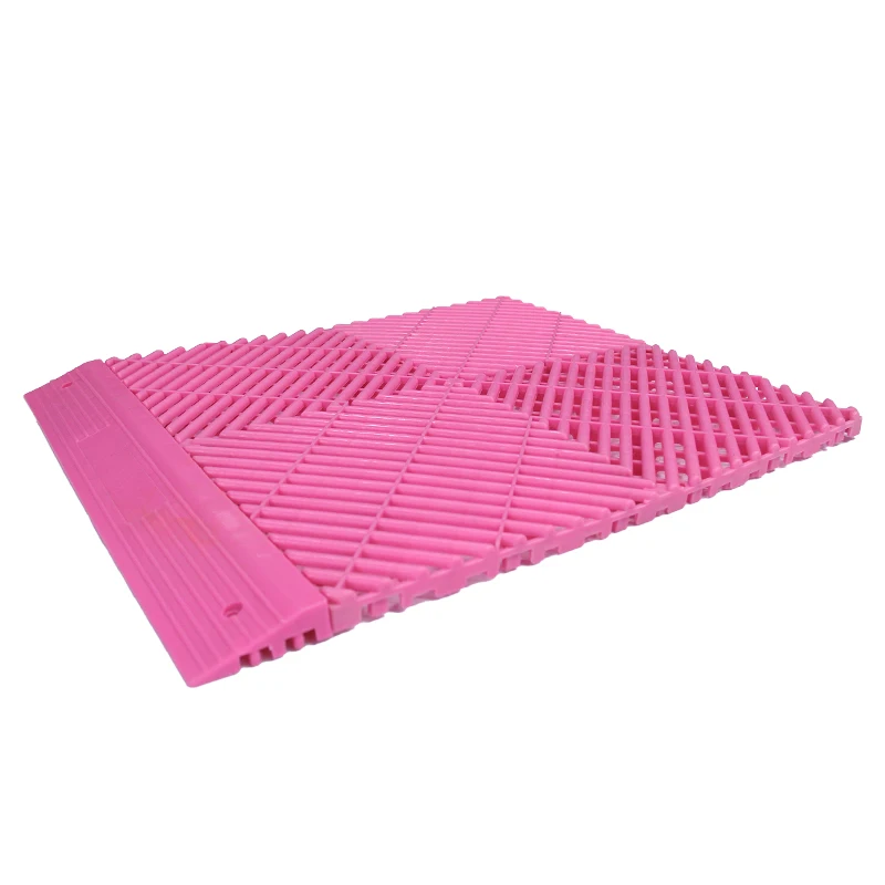 HanYin Weather-Resilient Interlocking Floor Tiles Plastic Tile for Logistics Center