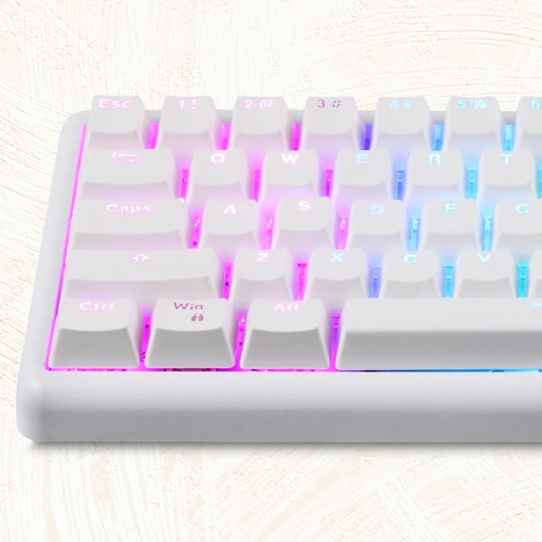 Ready To Ship Motospeed SK66 NEW DIY Wired Wireless Ergonomics RGB Mechanical Hot Swap 68 Hotswap Keyboard Case Set Kit