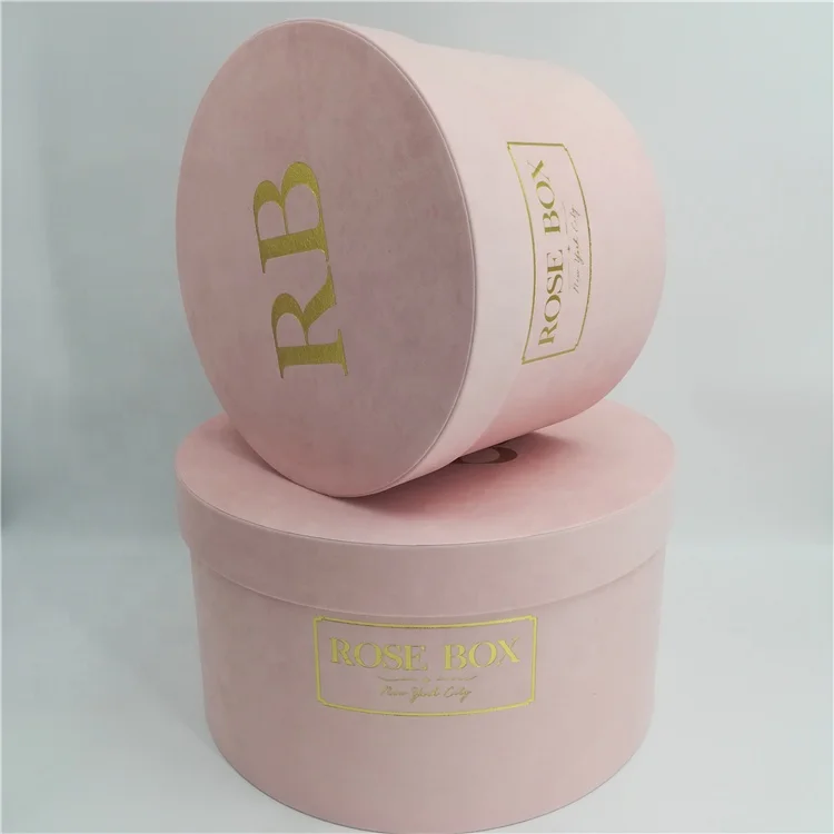 Extra large luxury round hat box for flowers/paper flower box