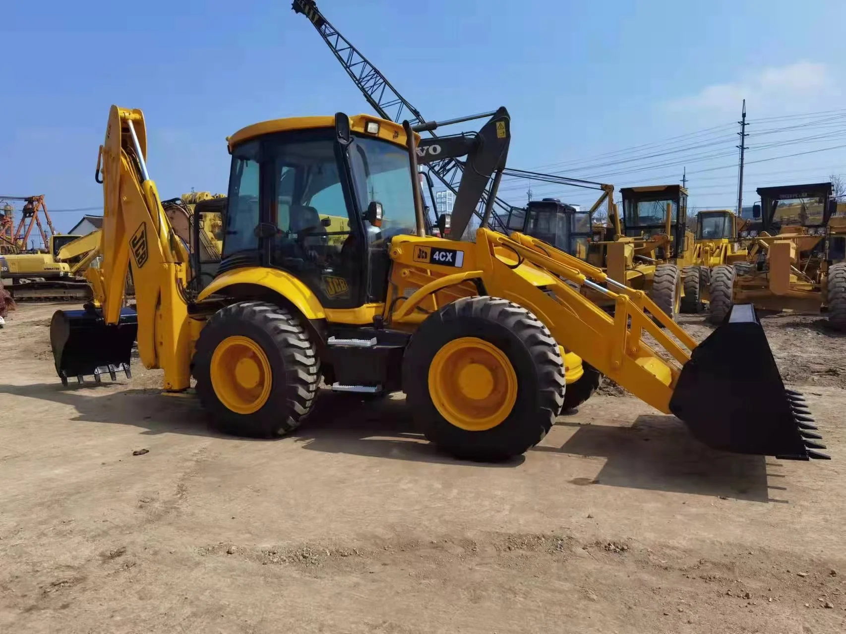 Original Used Wheel Loader Jcb 4cx Backhoe Loader JCB Ready for Sale with Goog Condition