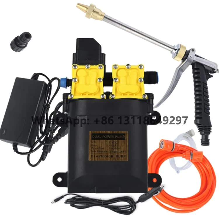 High Power 12v Water Pump High Pressure Spray Jet Washing Machine Portable Electric Foam Car Cleaning Tools Equipment
