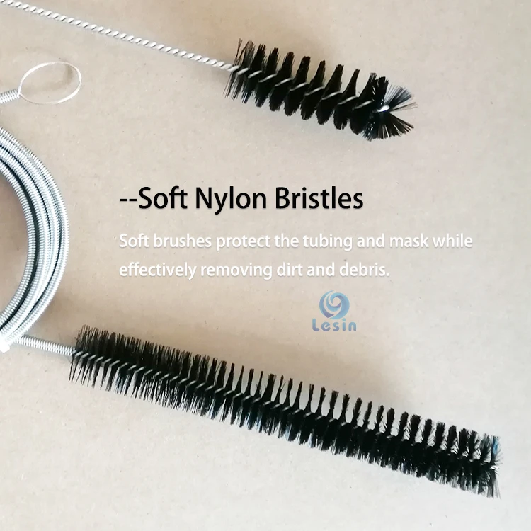 Long length Tube Nylon Cleaning Brush Pipe Spring Stainless Steel Tube Brush