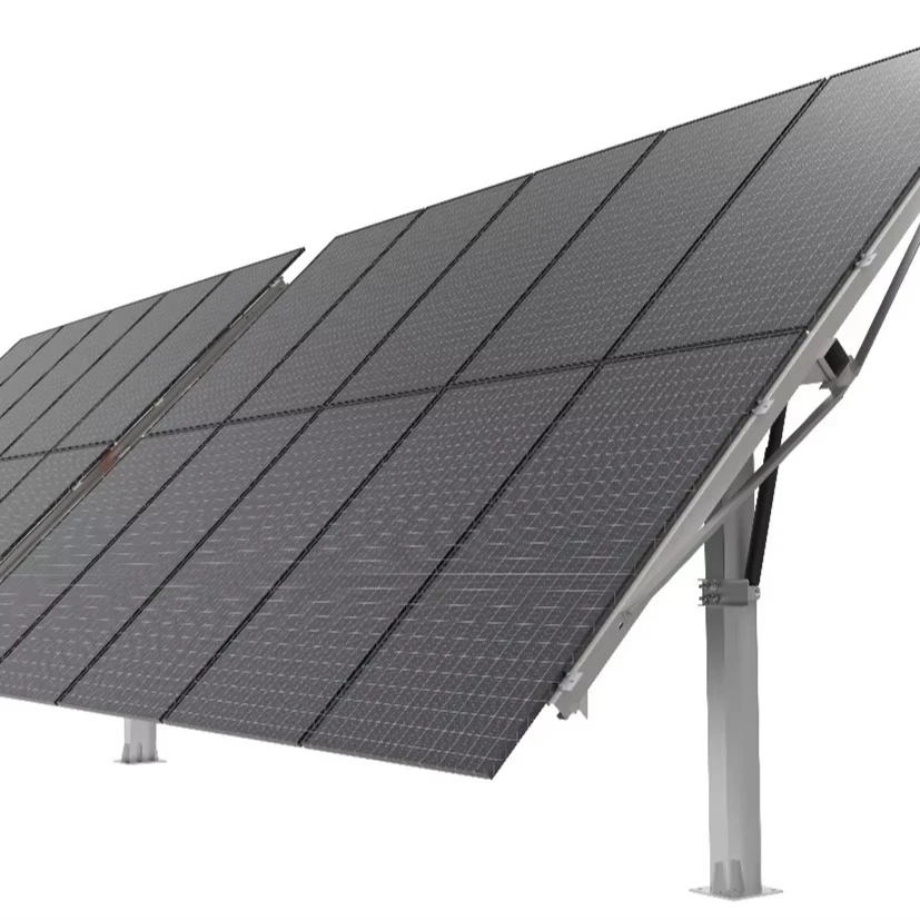 Single/Dual Axis Slew Drive Solar Panel Mounting Brackets Ground Mounting Dual Axis Solar Tracking System