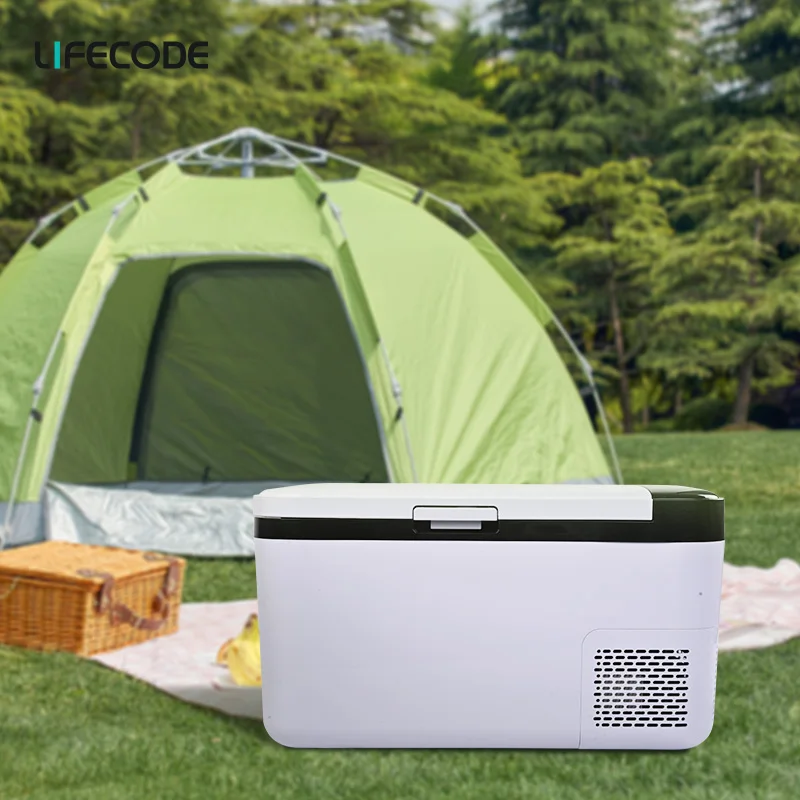 Factory Direct Selling  App Control Car Portable Fridge Freezer Refrigerator with compressor 120V adaptor