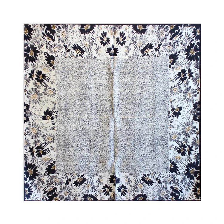 Двухсторонний шелковый шарф и шаль на заказ, 100% шелк, двухсторонний шарф с ручной окантовкой