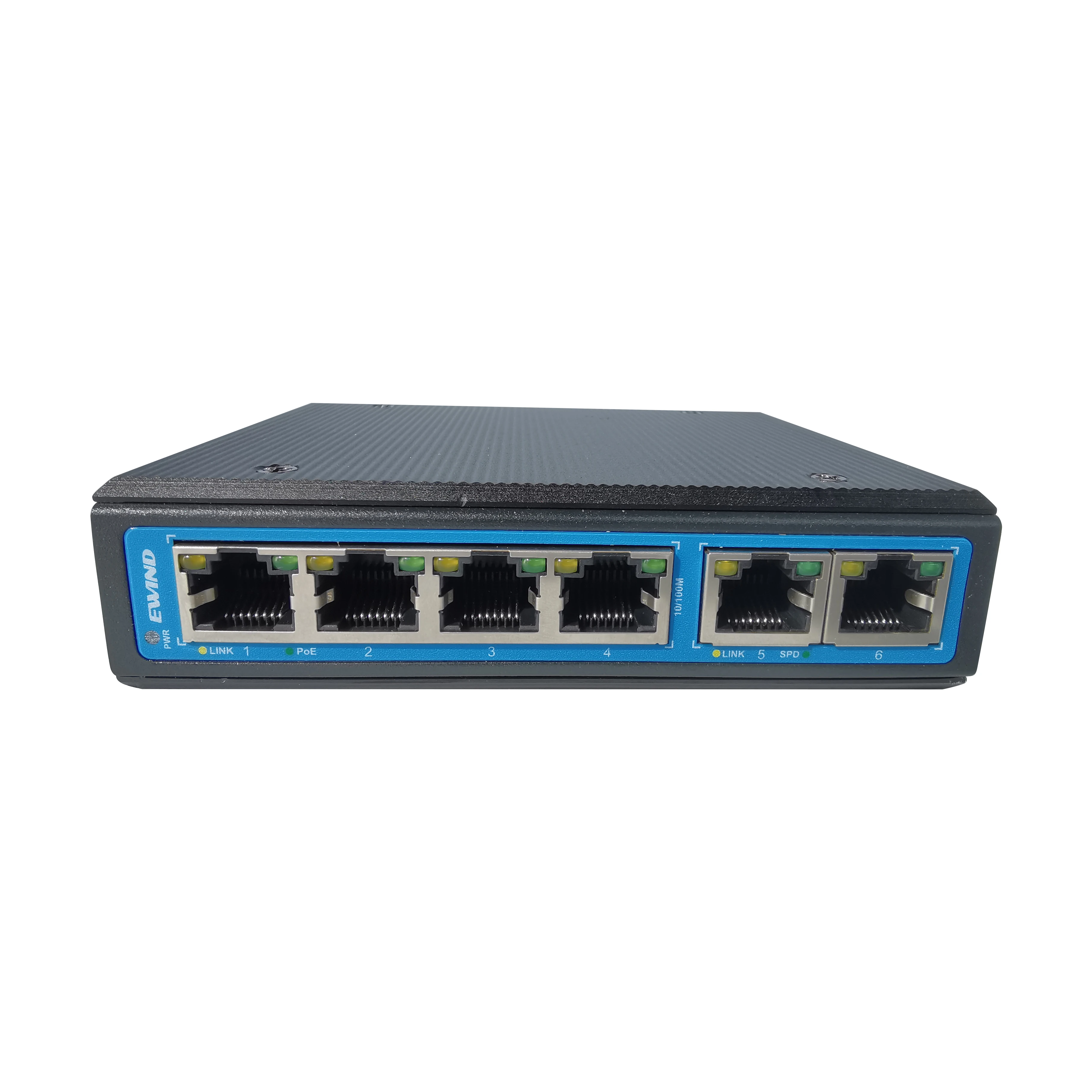Ewind 100M PoE port 10/100M RJ45 Uplink Industry Internet Switches AI PoE Switch Watchdog Redundant dual power