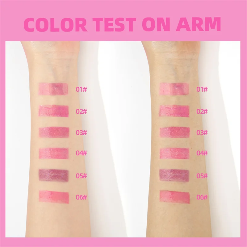 Color Changing Lip Gloss Clear Glassy Oil Natural Moisturizing Balm Reduce Lip Lines Jelly Plump Lips Care