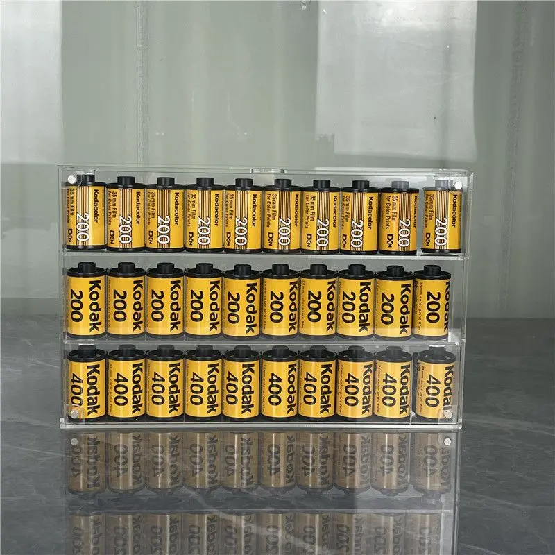 Qiuhan Photography Collection Film Cassette with Blackout Cotton No Picture Film Keychain