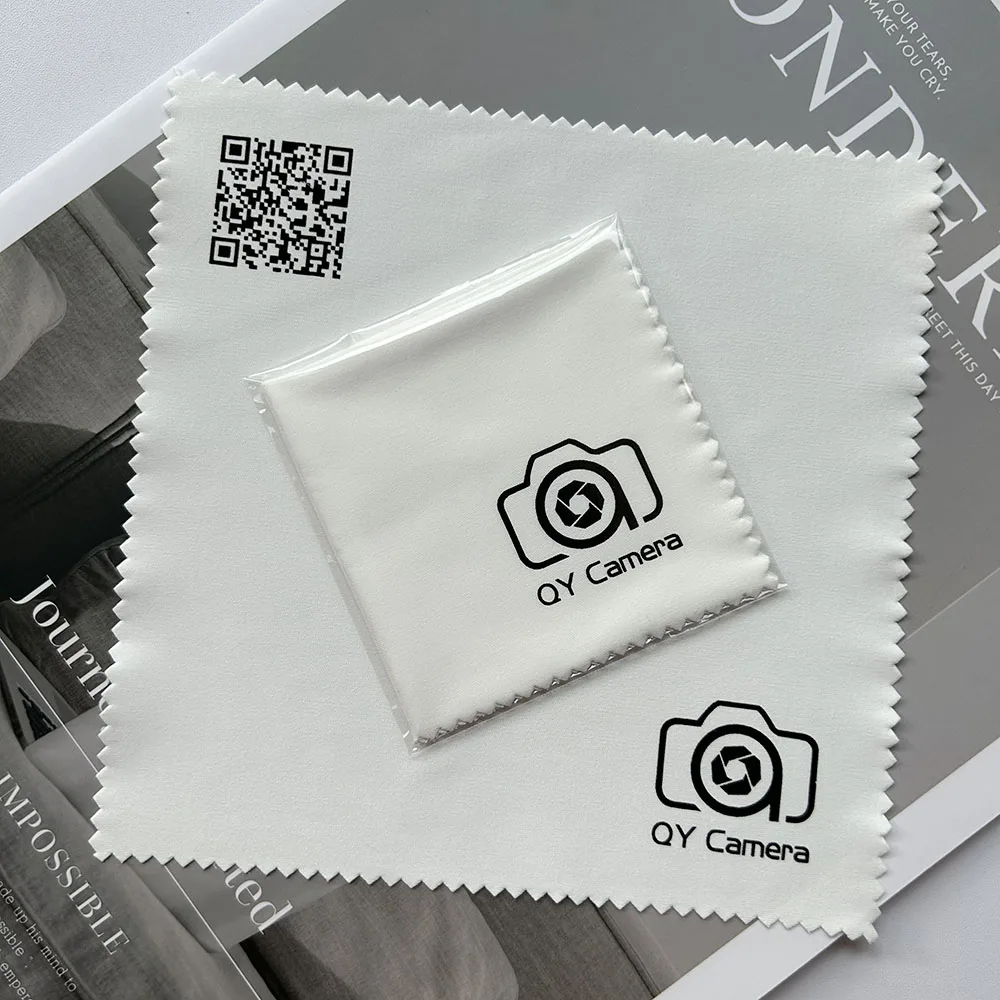 Manufacturer wholesale silkscreen printing logo microfiber lens cleaning cloth camera lens cloth microfiber