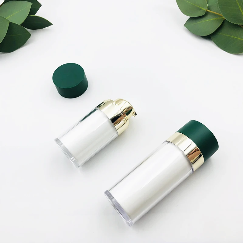 Hot selling cosmetic cream  bottle 50ml round bottom cosmetic bottle lotion pump  bottle