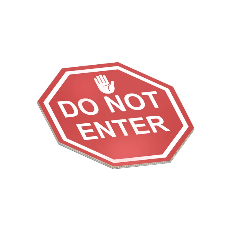 Factory Supply Customized Plastic Board Billboards Outdoor Advertising Sign Road Sign Board