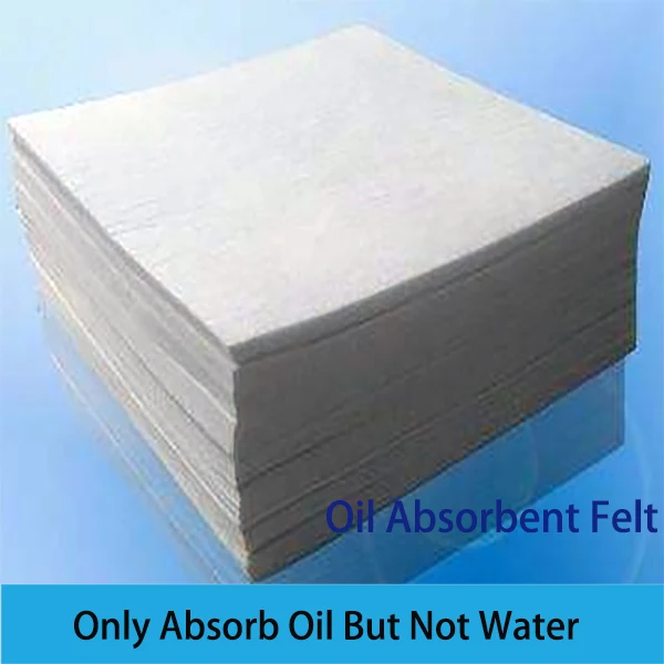 Factory direct sales Polypropylene Oil Absorbent Felt Mats Absorbent Pads for Prevention Oil Diffusion