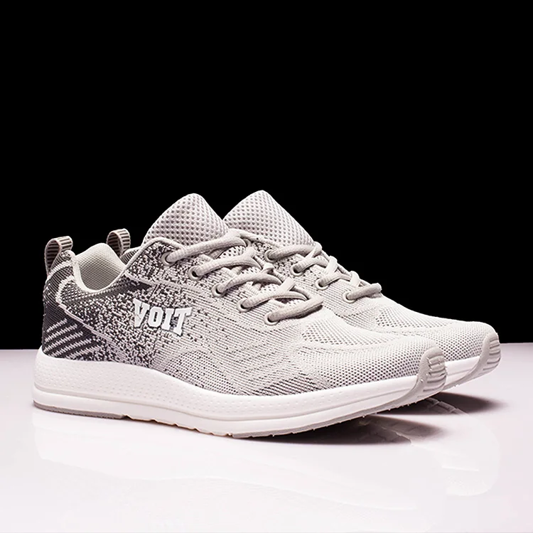 Well Priced Popular Red Shoes Sneakers Man Knit Sports Shoes Walking Style Shoes For Boys