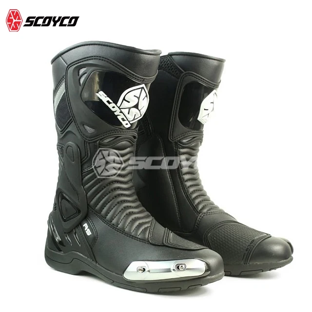 Motorcycle Boots Men Moto Riding Motocross Off-Road Motorbike Shoes Racing Leisure Riding Wholesale Custom Design