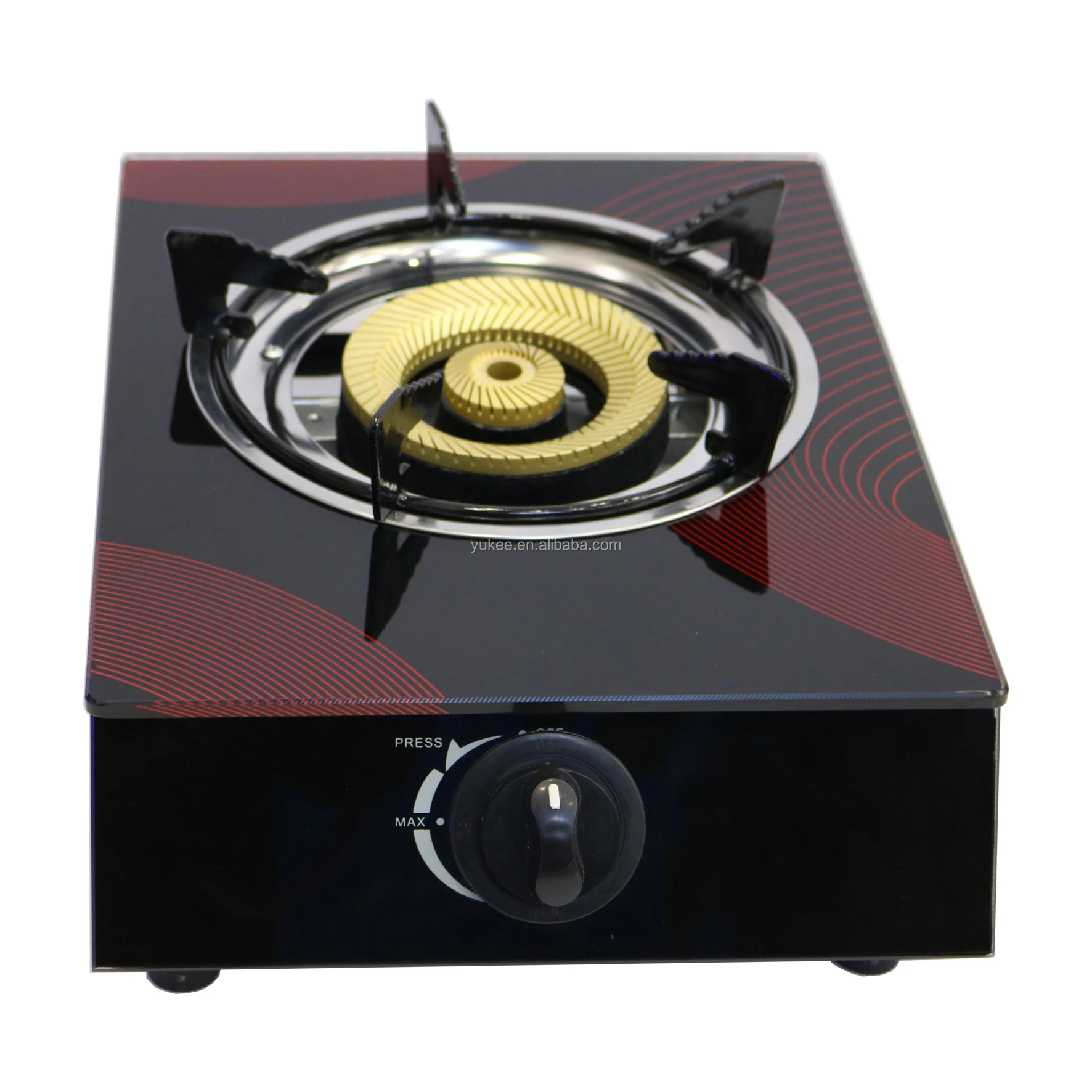 Kitchen Appliances Tempered Glass Top Stove Gas cooker Table Top Gas Stove 1 Burner Cooktops