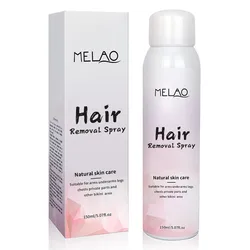 OEM Private label Painless Beard Legs Armpit Smooth Repair Skin Permanent Hair Removal Inhibitor Spray