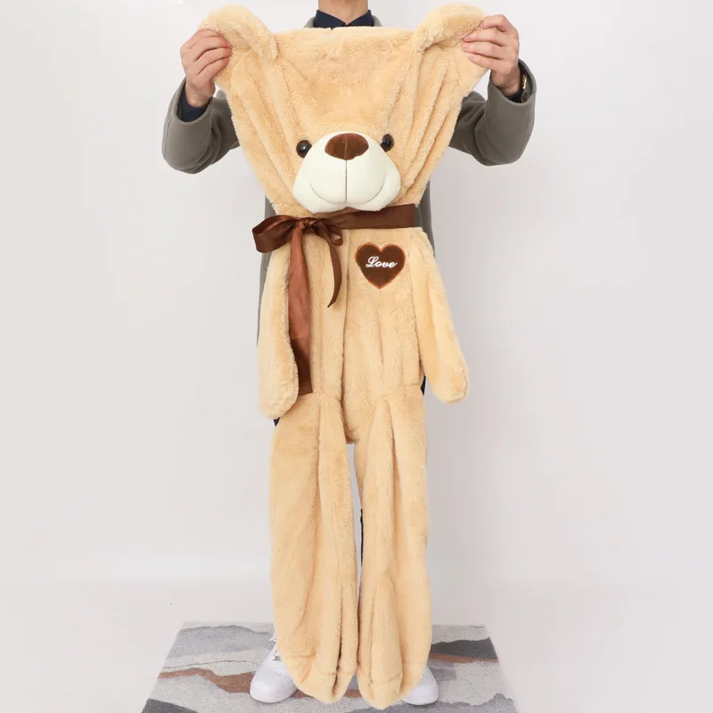 Factory peluche skin relleno Soft Toys Without Filling 80cm-1.8m Unfilled Animal Plush Customized Unstuffed Teddy Bear Skins