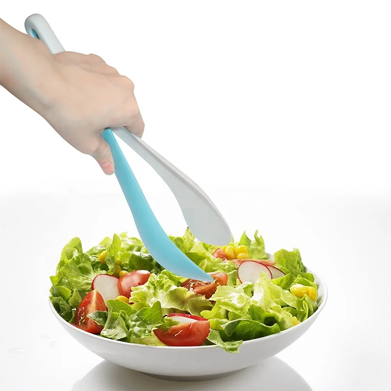 Salad Servers Serving Tongs Set Space Saving 2-In-1Salad Fork and Spoon Set