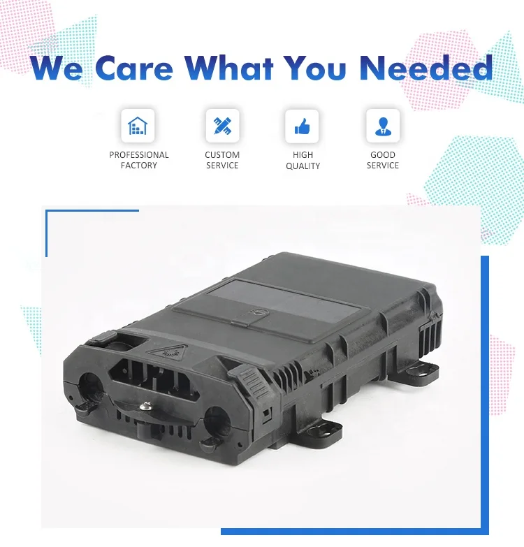 8 Core Fiber Optic Gel Sealing Closure IP68 Waterproof 8 Port Ftth Distribution Box