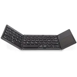 2021 new product foldable mini wireless keyboard with touchpad suitable for Windows Android iOS tablet smartphone