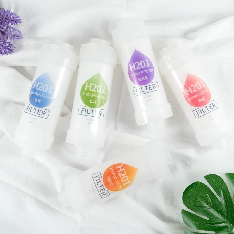 H201 Bathroom Fragrance Healthy Skin Shower Tap Water Purifier Vitamin C Portable Shower Filter