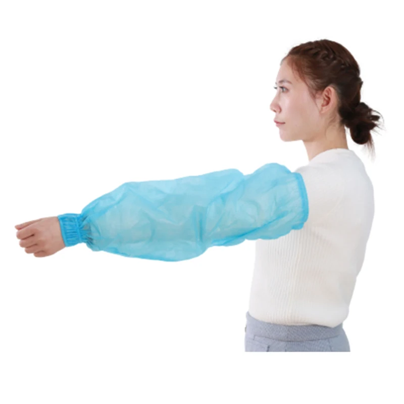 Protective Plastic Arm Cover Sleeve Disposable Protective Dustproof Waterproof Non Woven Sleeve Cover