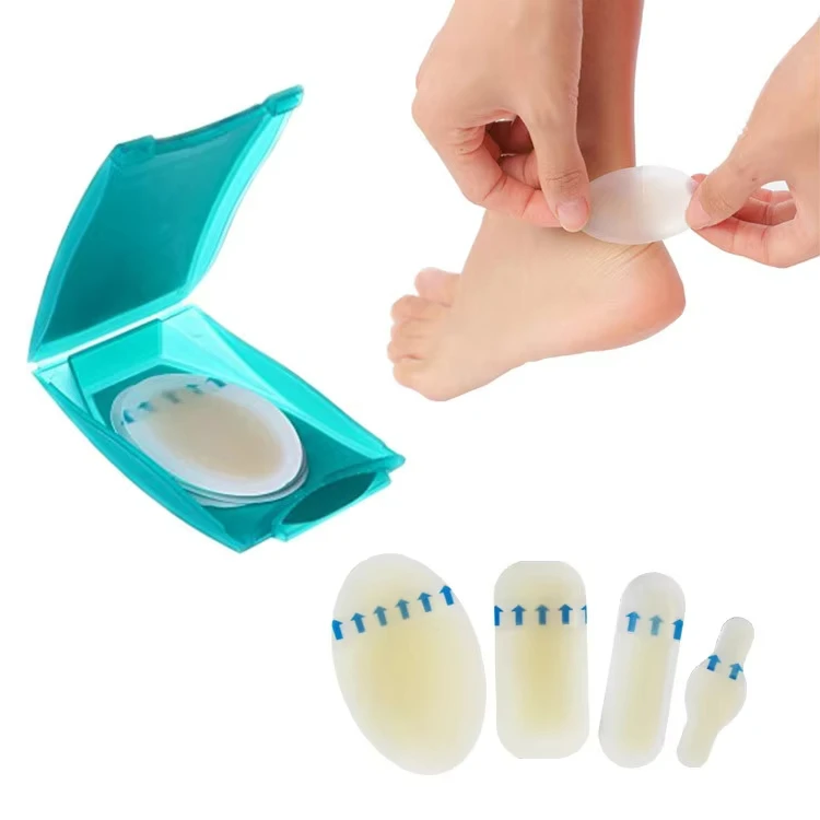 Top Selling Hydrocolloid Blister Plaster for Feet Heel Medical Consumables from Manufacturer for Europe UK USA Canada etc