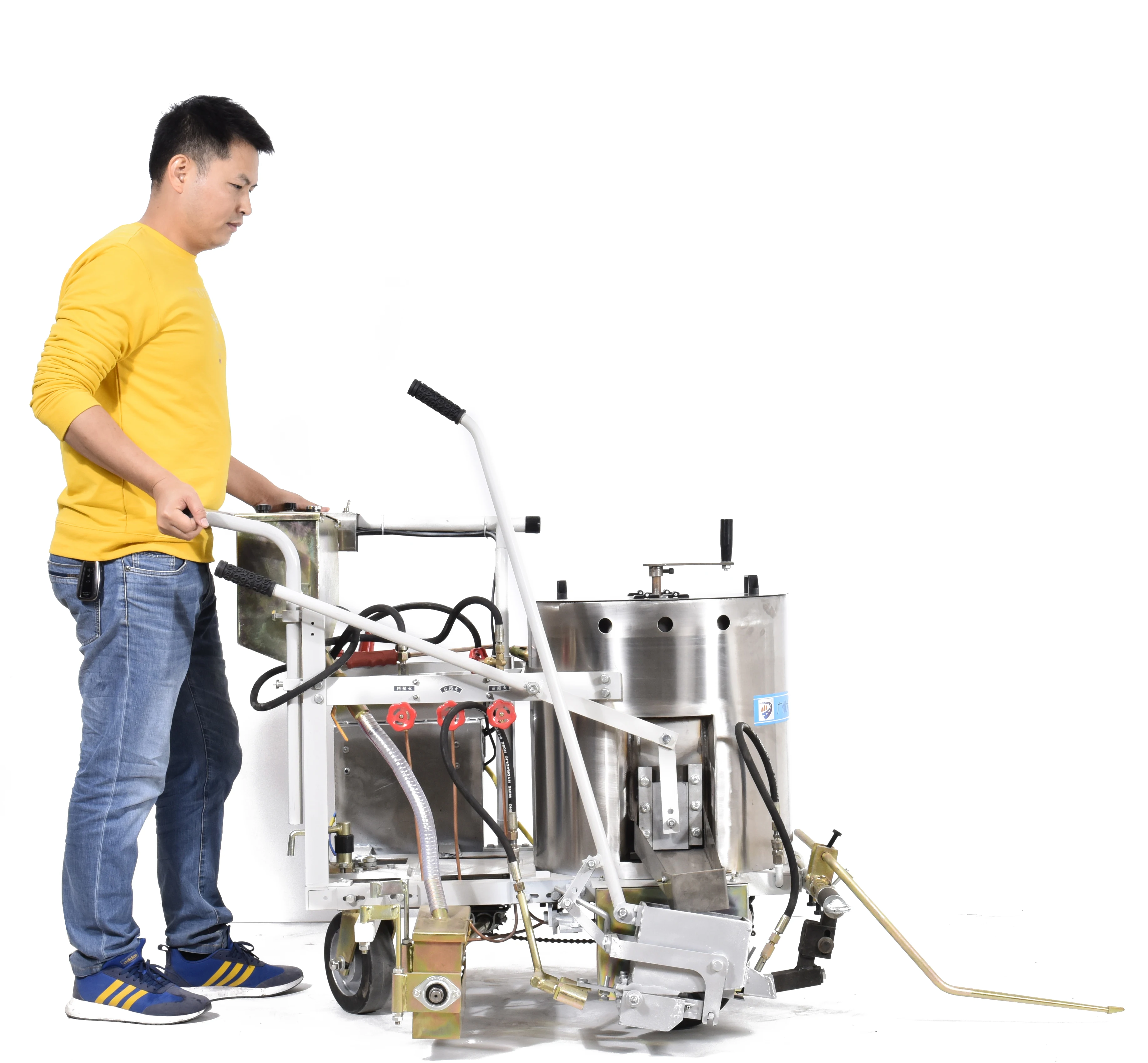 Cheap Wholesale Electrical Type Road Construction Industrial Marking Machine Test Road Street