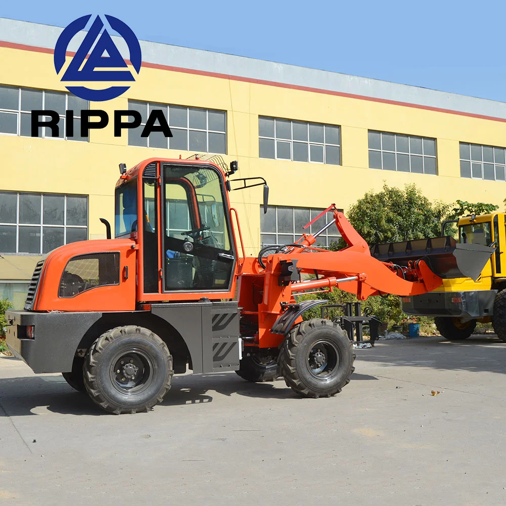 Customize 4ton Wheeled Loaders CE Certificate Farm Small Front End Loaders Compact Articulated Mini Wheel Loader